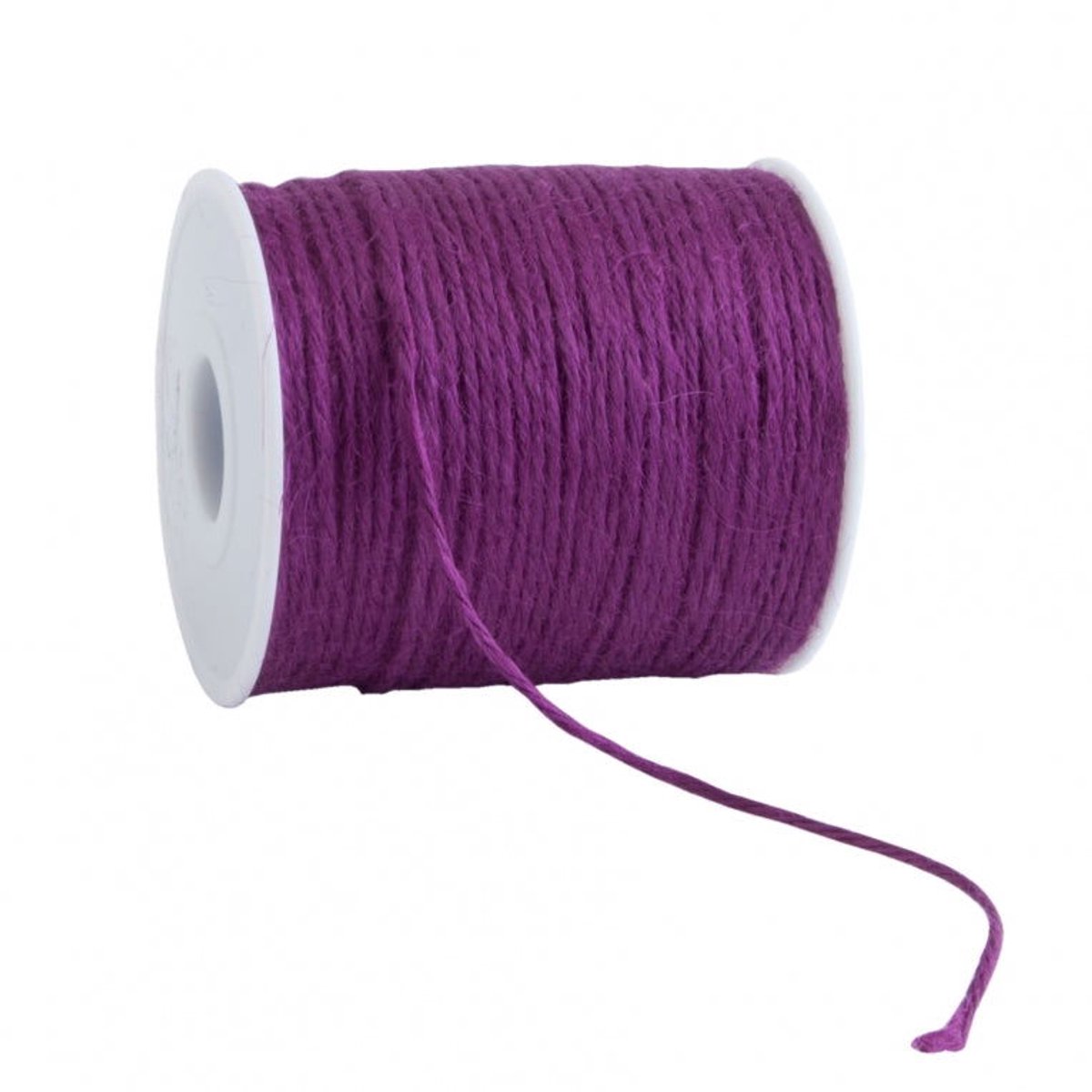 Jute touw fuchsia voor creatieve projecten en decoratie | jute koord - 100mtr. / 2mm